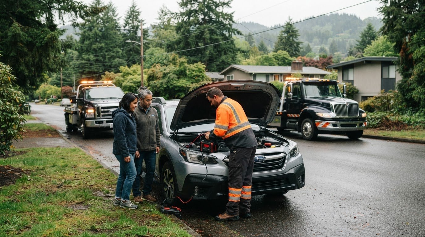 On-Demand Roadside Service vs. a Subscription Roadside Club in Beaverton