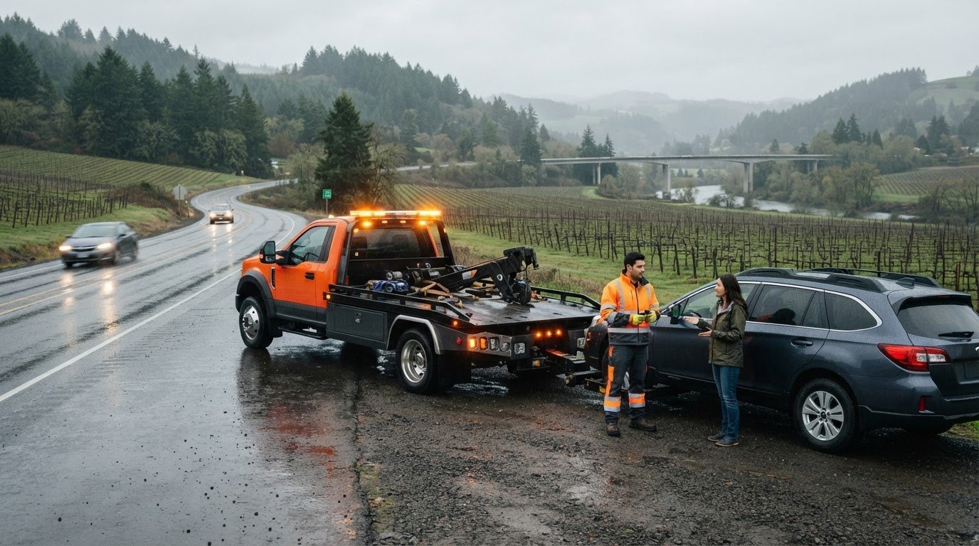 Fast Tow Truck Service in Newberg: 24/7 Roadside Help