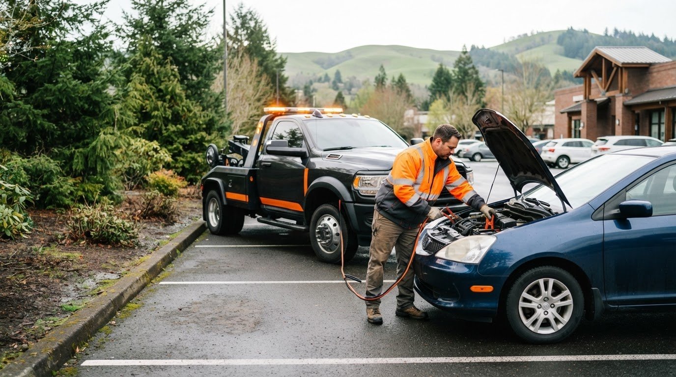 Jump Start a Dead Battery in Tualatin, OR: Get Roadside Help