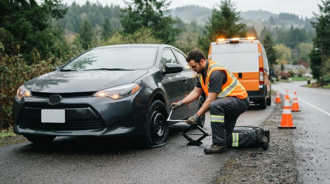 Tire Change Service: What to Do When You Have a Flat